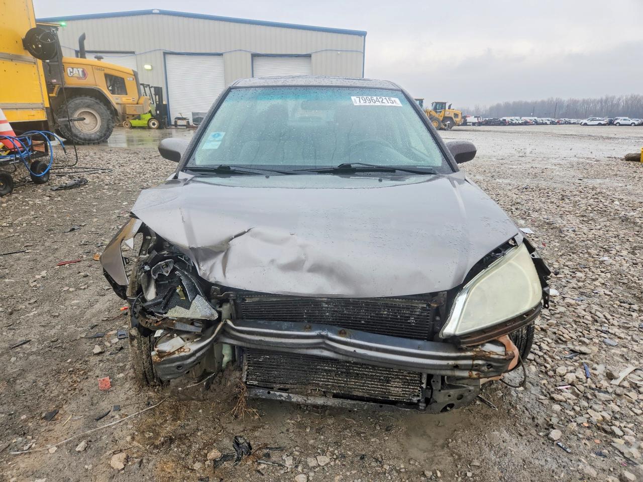2004 Honda Civic Gray vin: 1HGES26784L022396