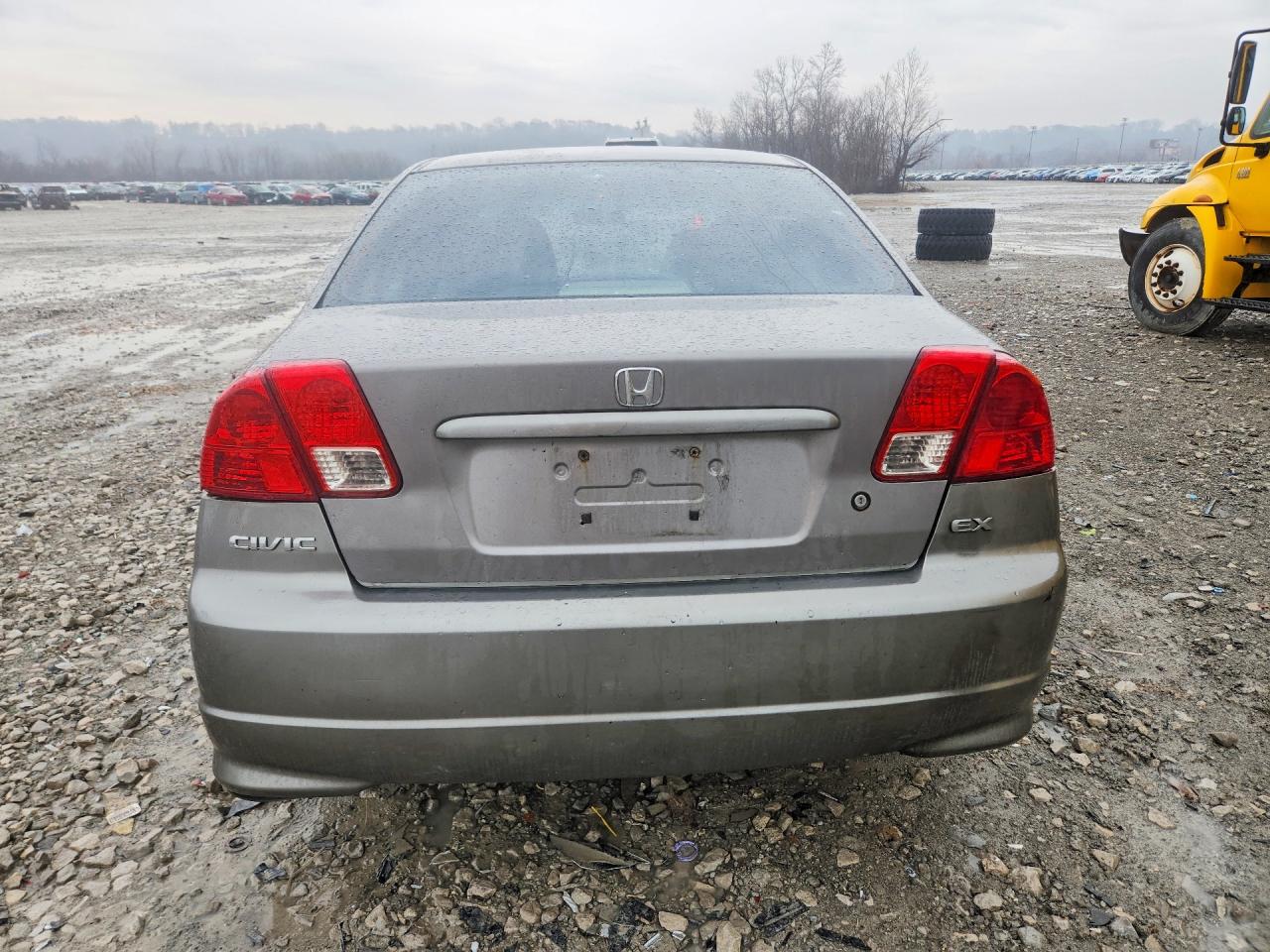 2004 Honda Civic Gray vin: 1HGES26784L022396