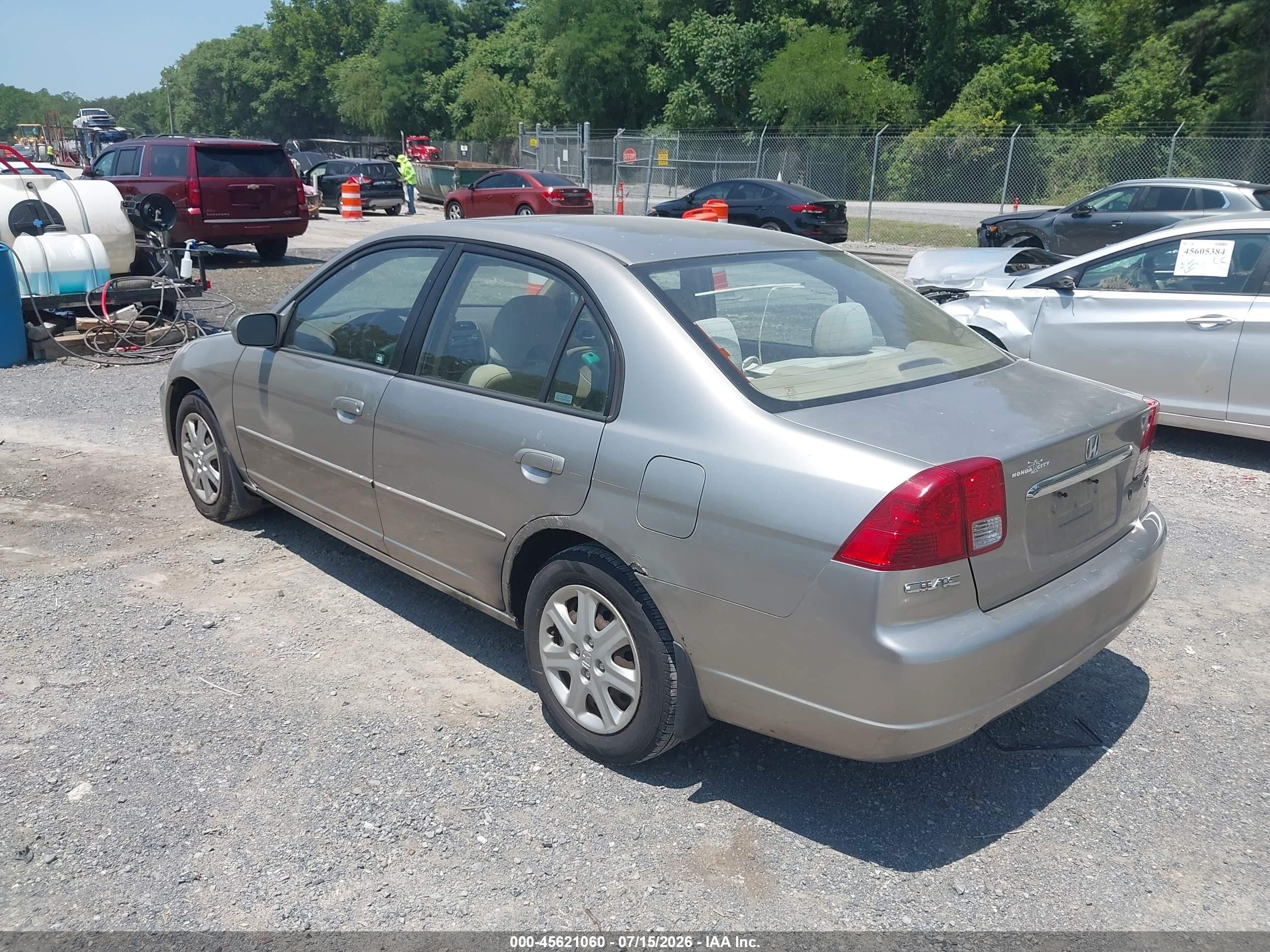 2003 Honda Civic Ex Gold vin: 1HGES26793L022552