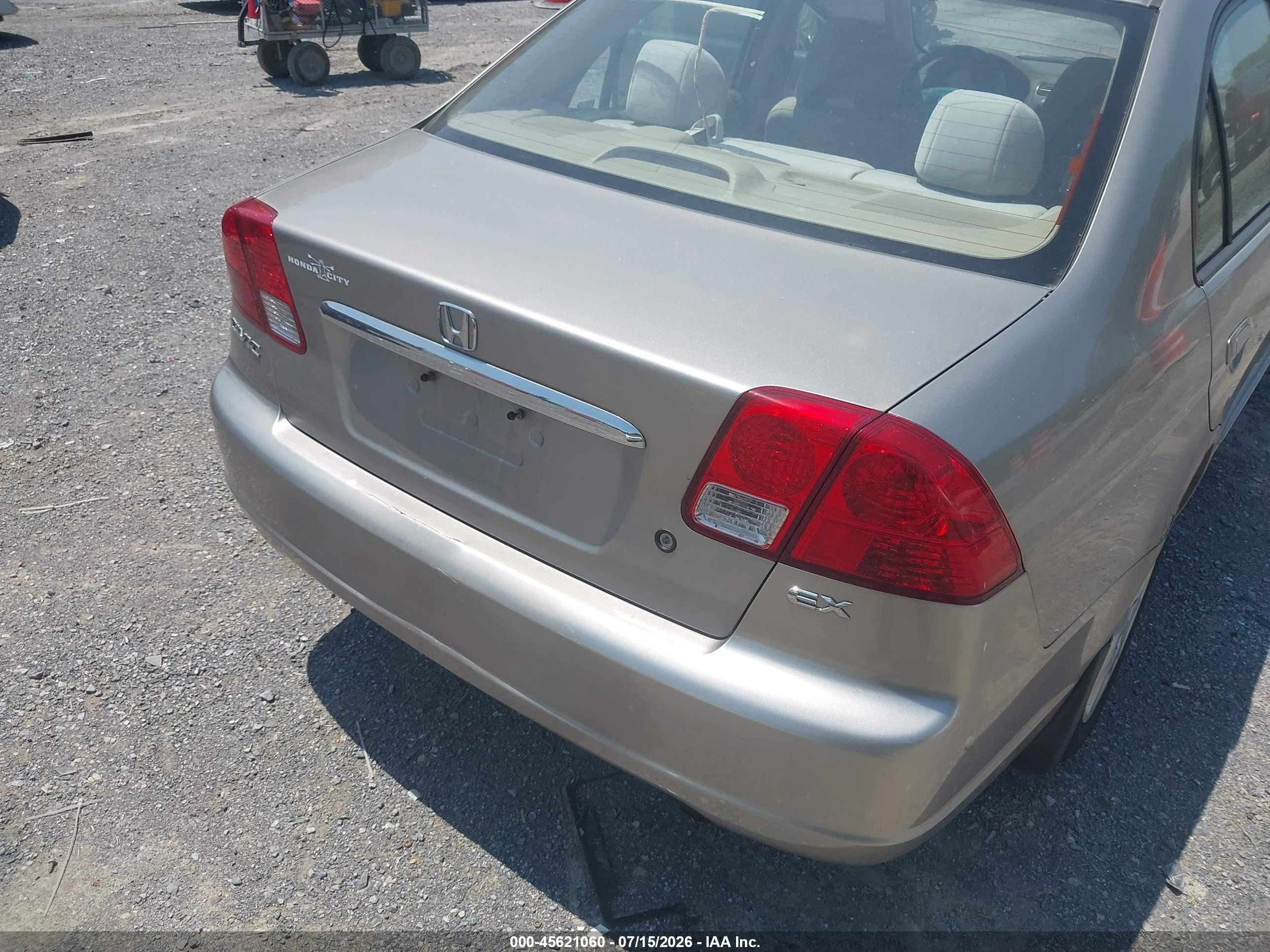 2003 Honda Civic Ex Gold vin: 1HGES26793L022552