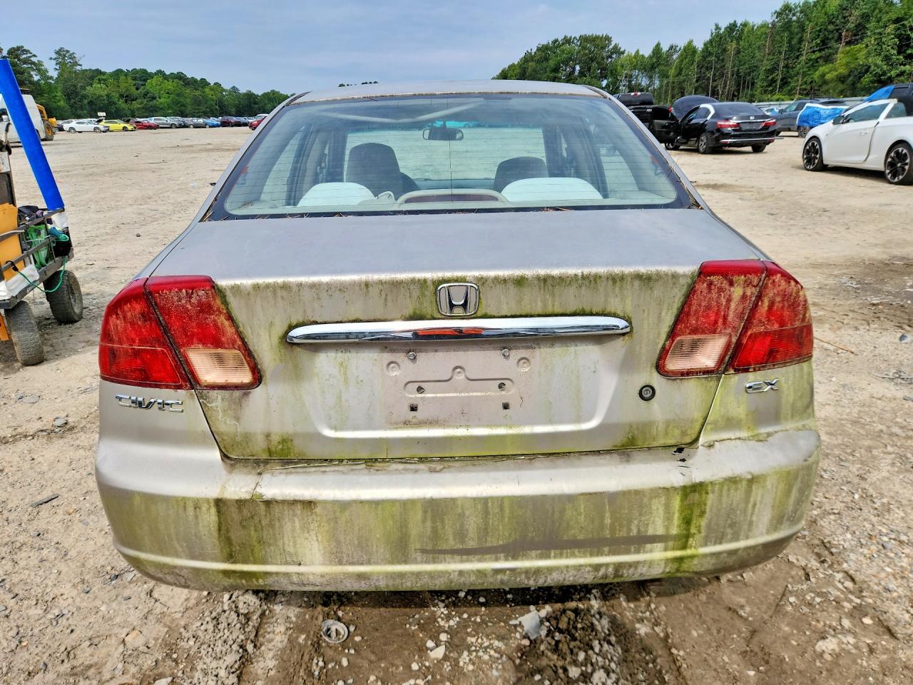2002 Honda Civic Ex Tan vin: 1HGES267X2L050729