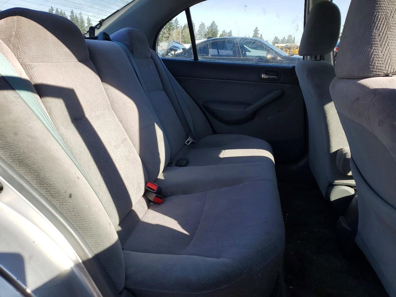 2002 Honda Civic Ex Silver vin: 1HGES267X2L053517
