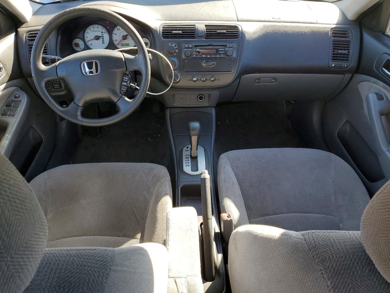 2002 Honda Civic Ex Silver vin: 1HGES267X2L053517