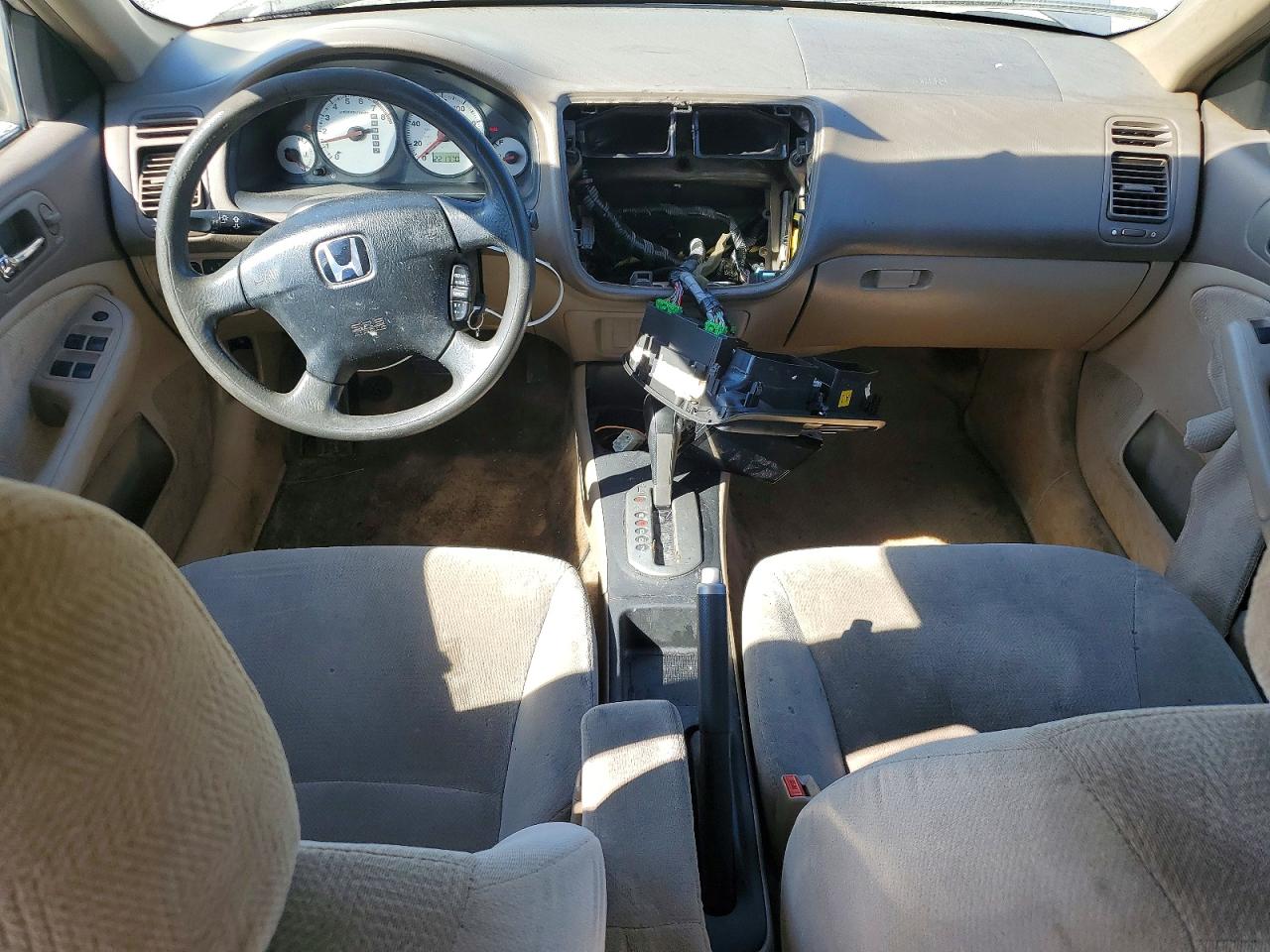 2002 Honda Civic Ex Silver vin: 1HGES26802L062591