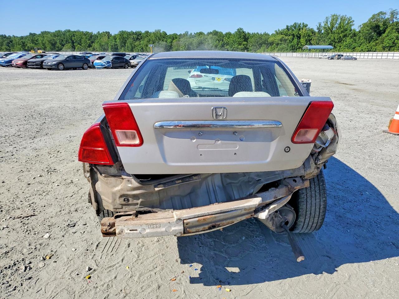 2002 Honda Civic Ex Silver vin: 1HGES26802L062591