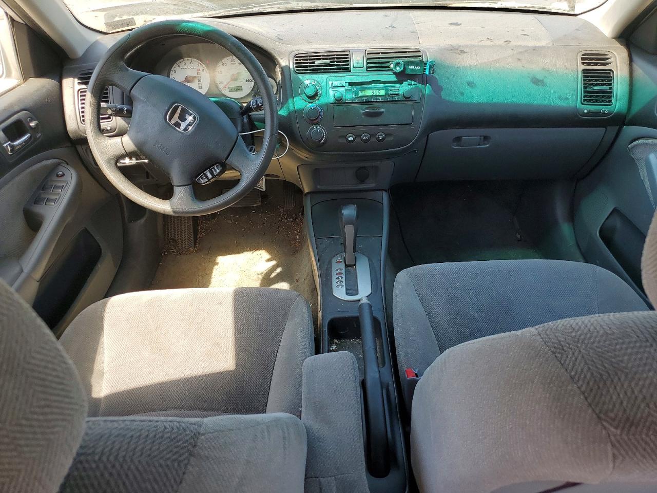 2002 Honda Civic Ex Silver vin: 1HGES26802L075230