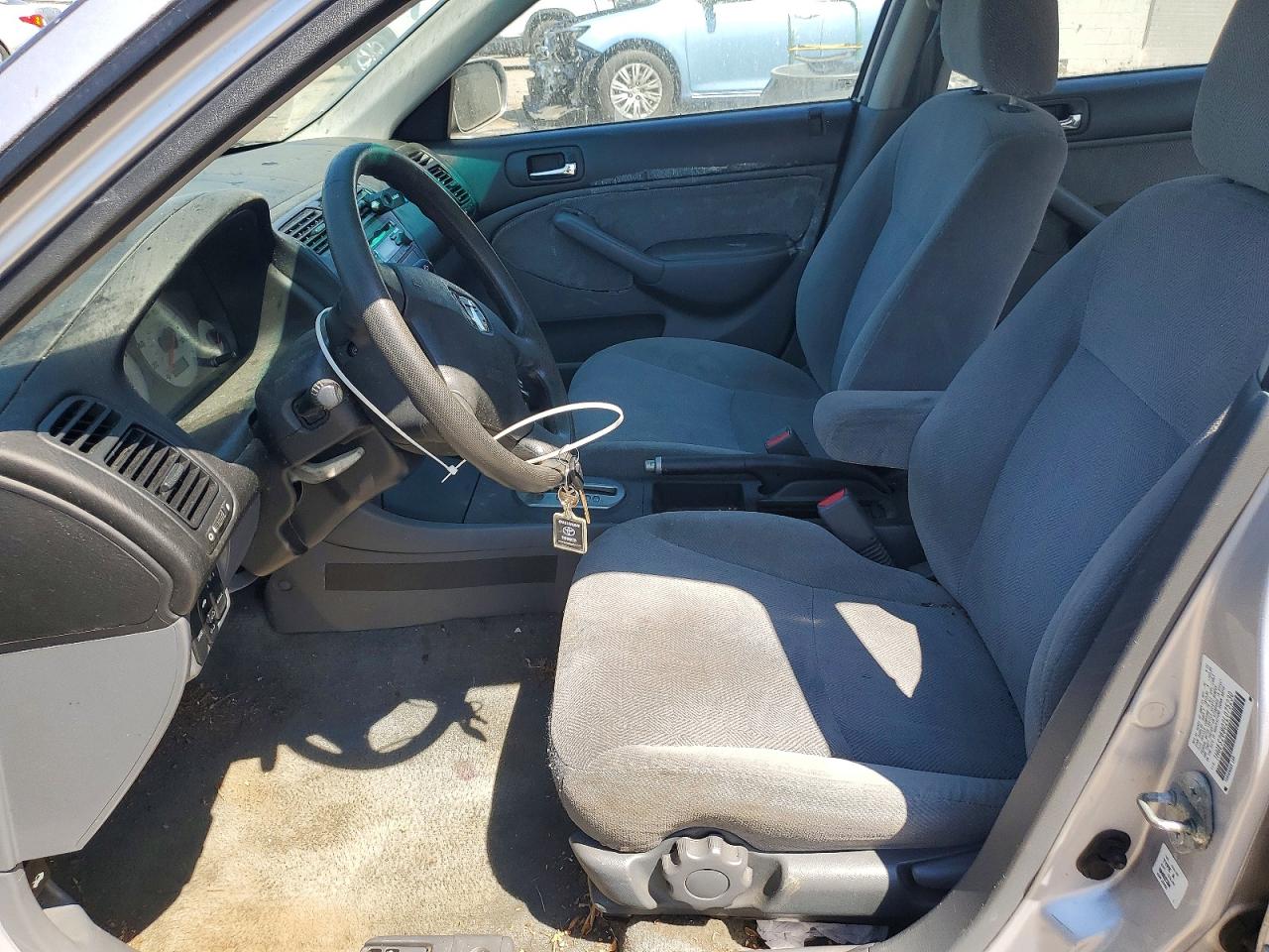 2002 Honda Civic Ex Silver vin: 1HGES26802L075230