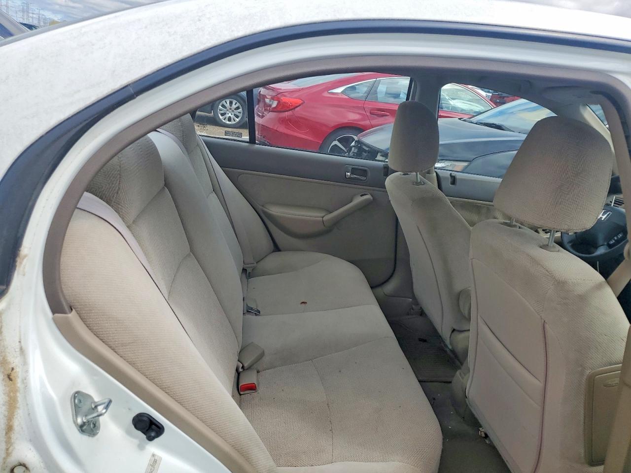 2002 Honda Civic Ex Белый vin: 1HGES26842L045583