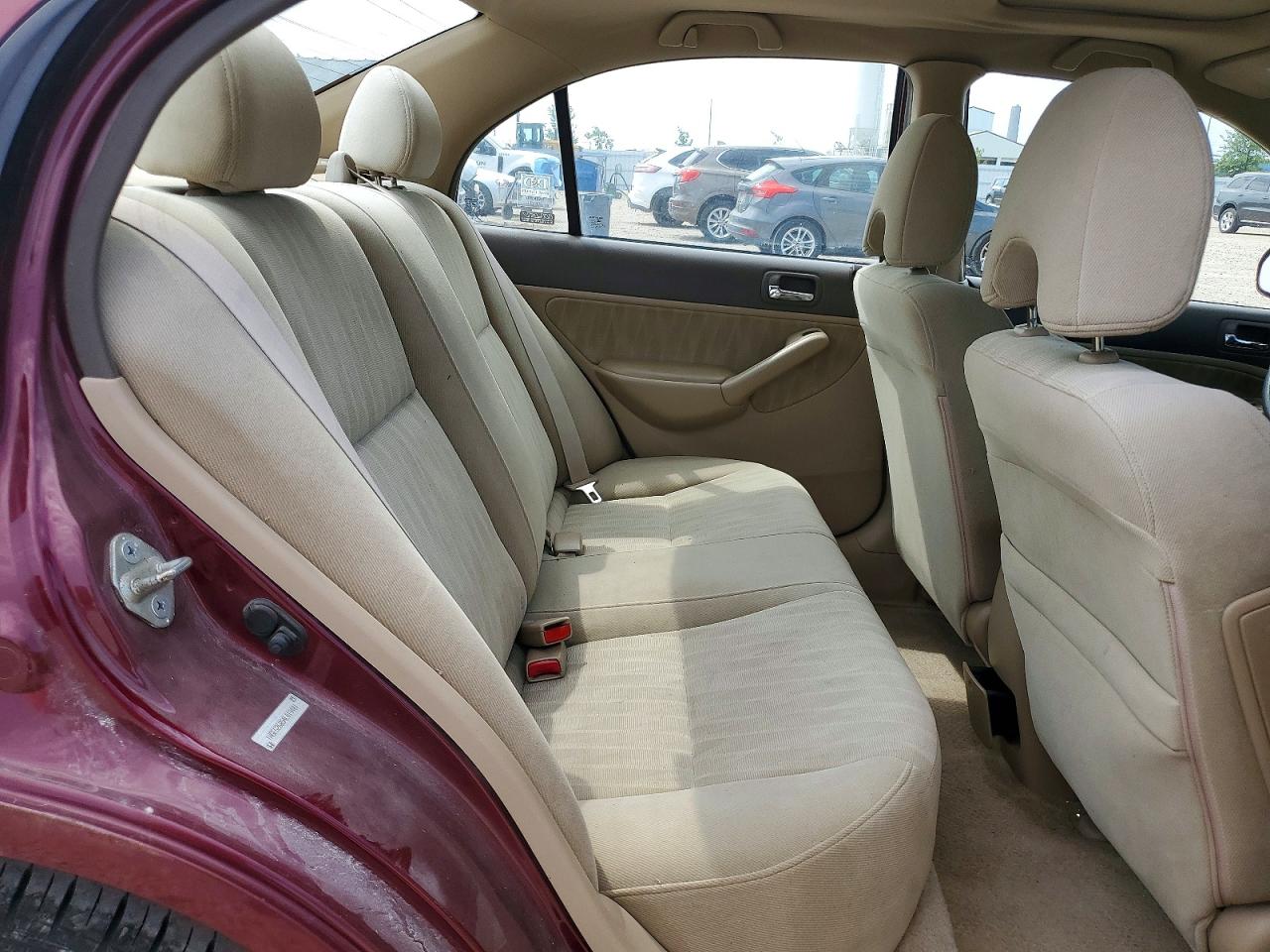 2004 Honda Civic Ex Red vin: 1HGES26854L019481