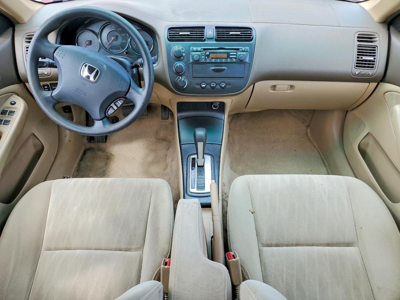 2004 Honda Civic Ex Red vin: 1HGES26854L019481