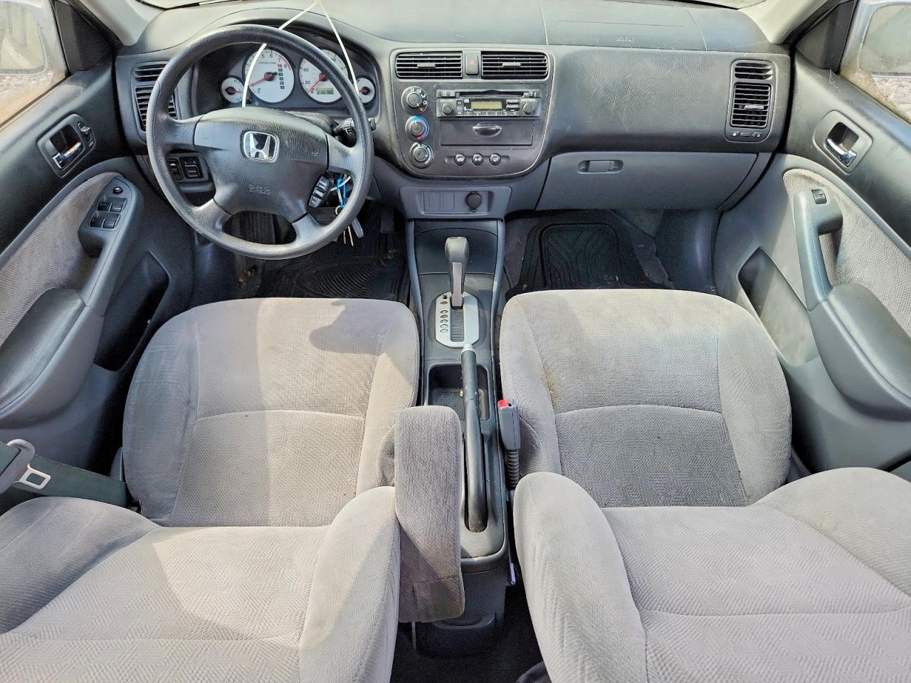 2002 Honda Civic Ex Silver vin: 1HGES26892L060547