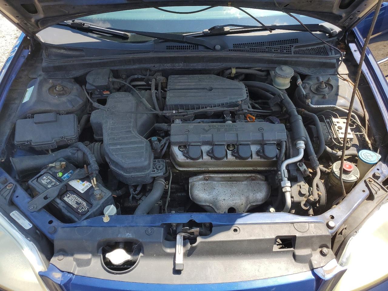 2002 Honda Civic Ex Синий vin: 1HGES268X2L024219