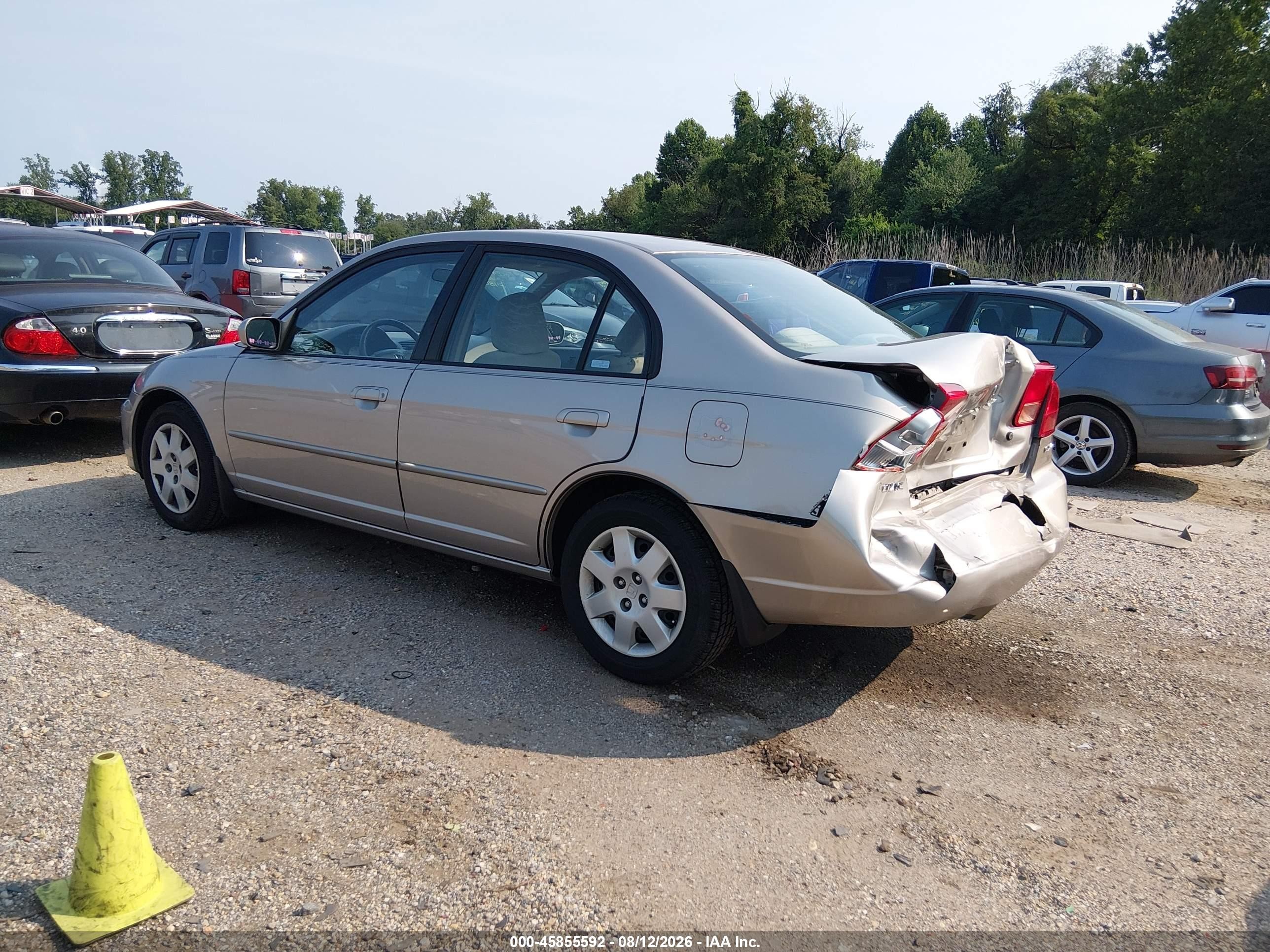 2002 Honda Civic Ex Gold vin: 1HGES268X2L071458