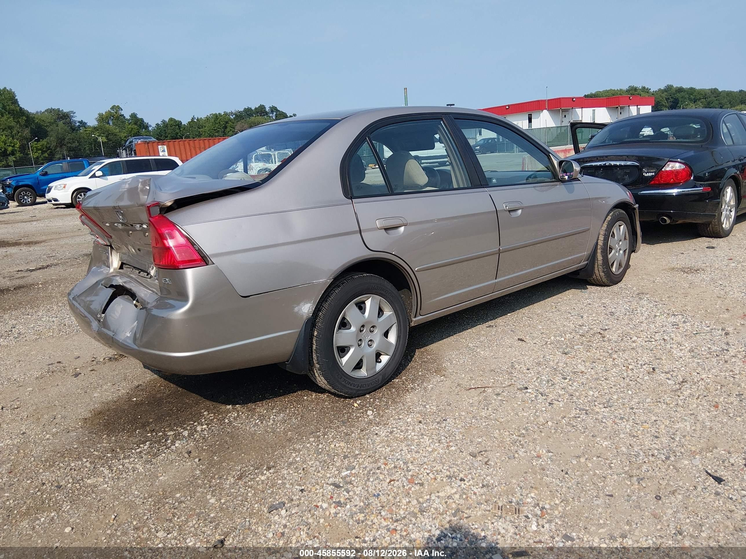 2002 Honda Civic Ex Gold vin: 1HGES268X2L071458