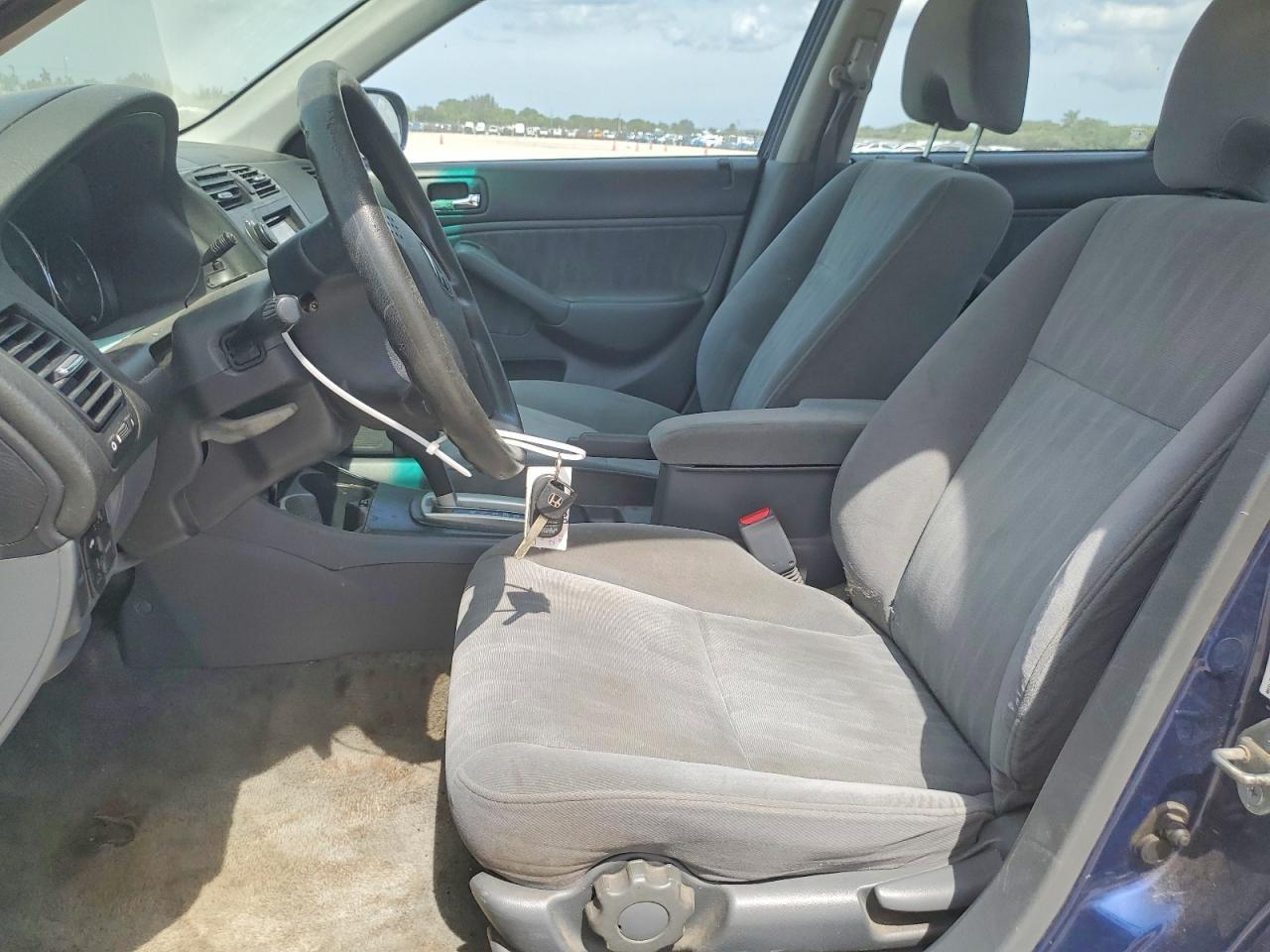2004 Honda Civic Ex Синий vin: 1HGES268X4L015099