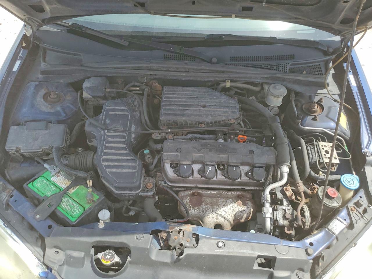 2004 Honda Civic Ex Синий vin: 1HGES268X4L015099