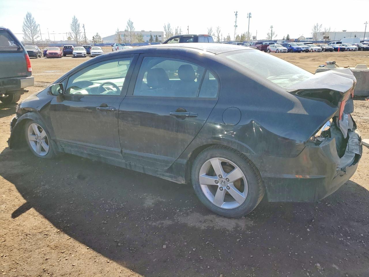 2006 Honda Civic Lx Black vin: 1HGFA15466L808404