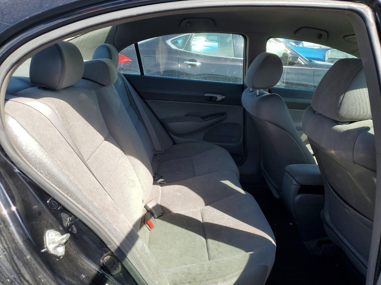 2006 Honda Civic Lx Black vin: 1HGFA15466L808404