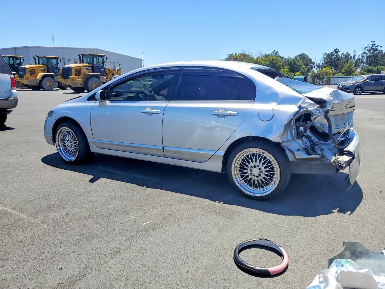 2007 Honda Civic Lx Silver vin: 1HGFA15507L080153