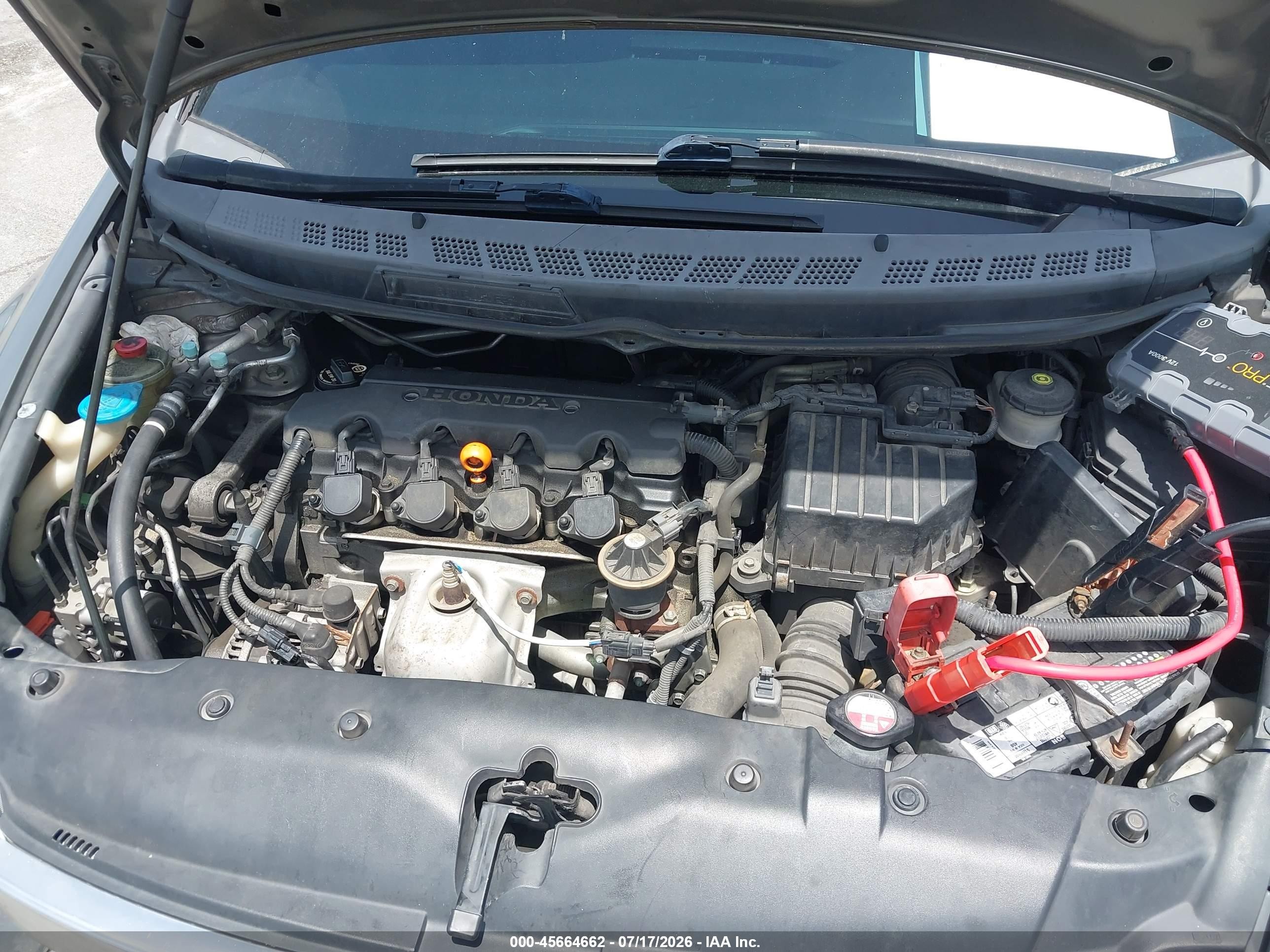 2007 Honda Civic Lx Серый vin: 1HGFA15527L087136