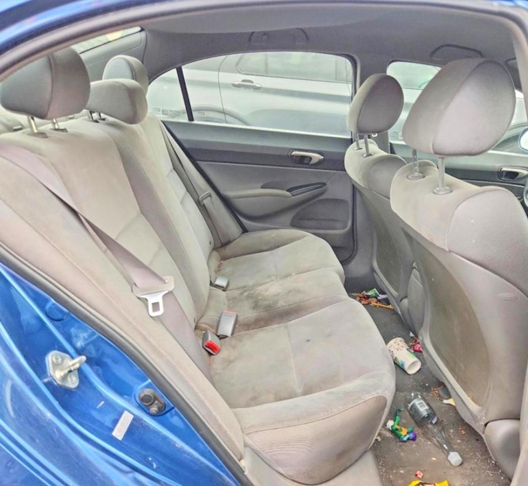 2008 Honda Civic Lx 4d Sedan Blue vin: 1HGFA15528L054574