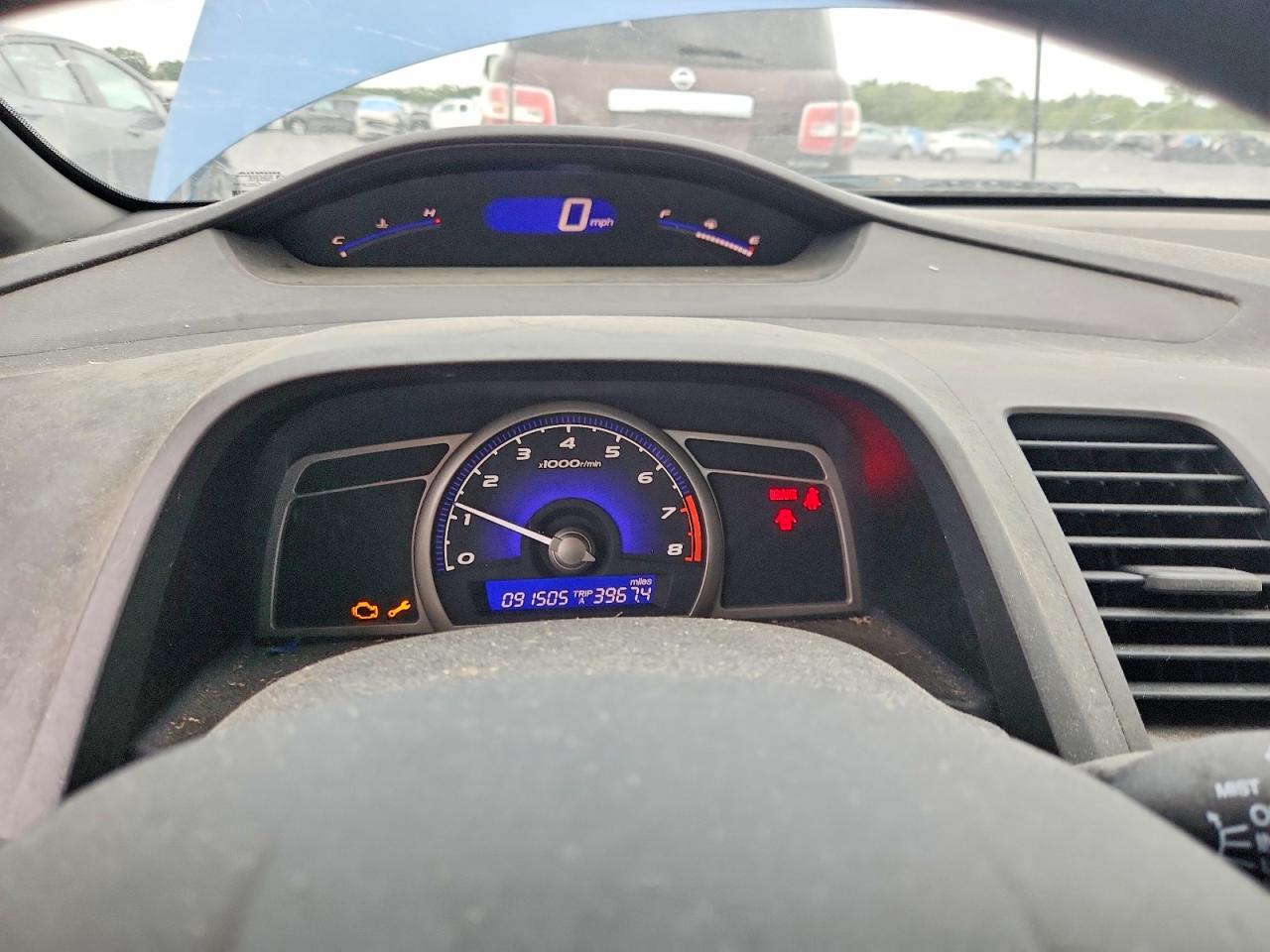 2008 Honda Civic Lx 4d Sedan Blue vin: 1HGFA15528L054574