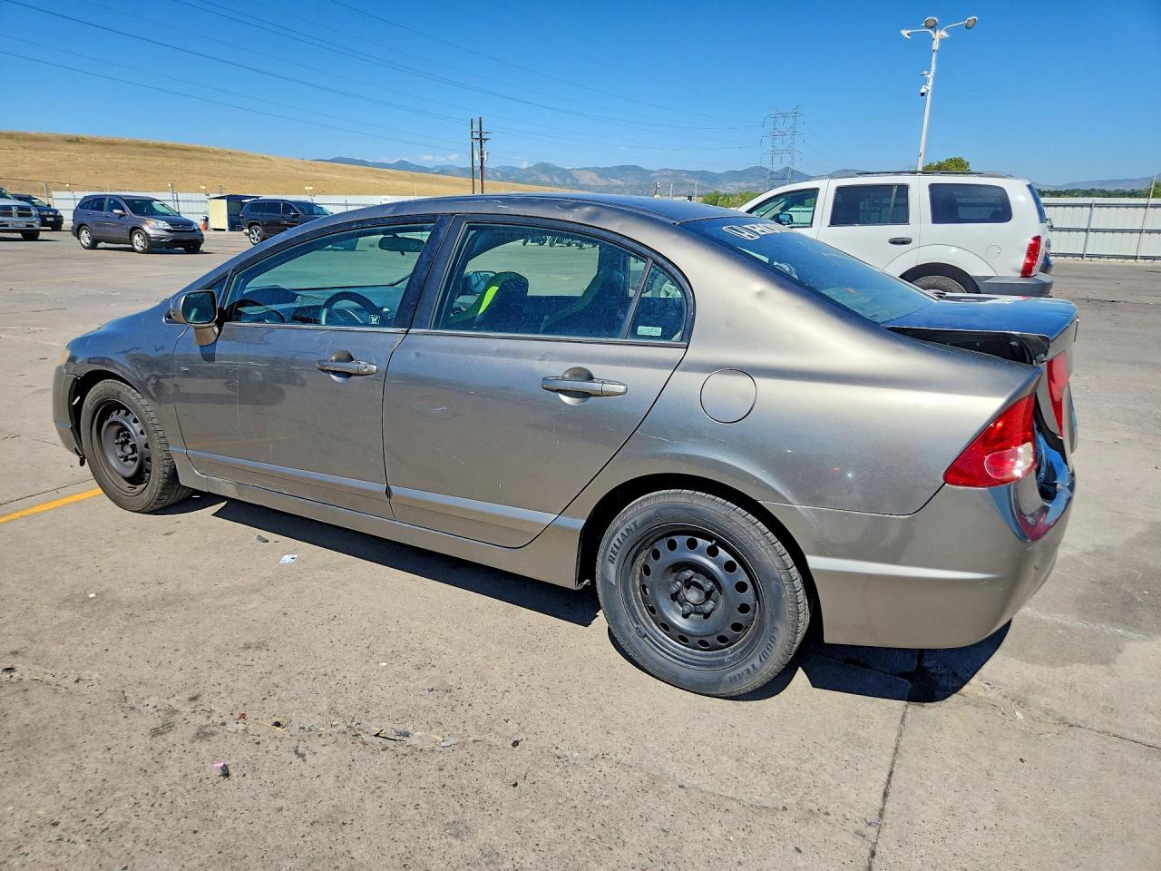 2006 Honda Civic Lx Gray vin: 1HGFA15536L044214