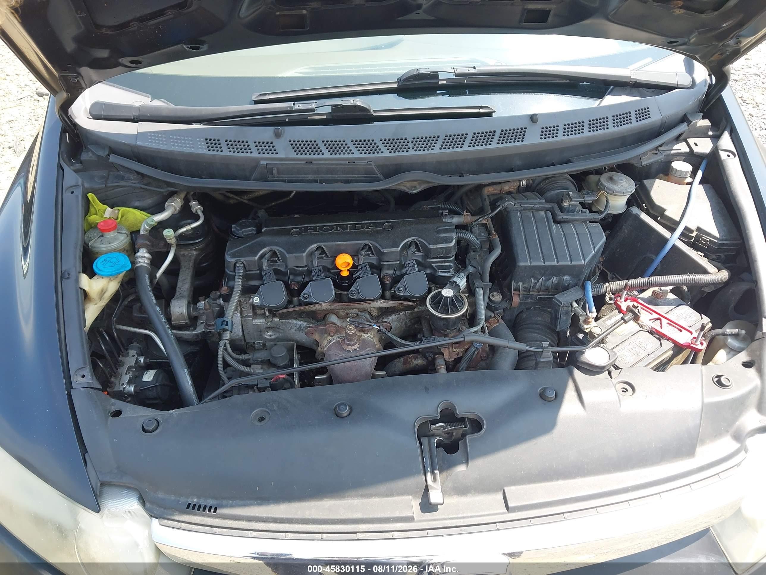 2006 Honda Civic Lx Black vin: 1HGFA15536L121258