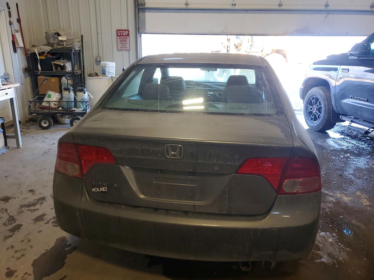 2007 Honda Civic Lx Gray vin: 1HGFA15537L125151
