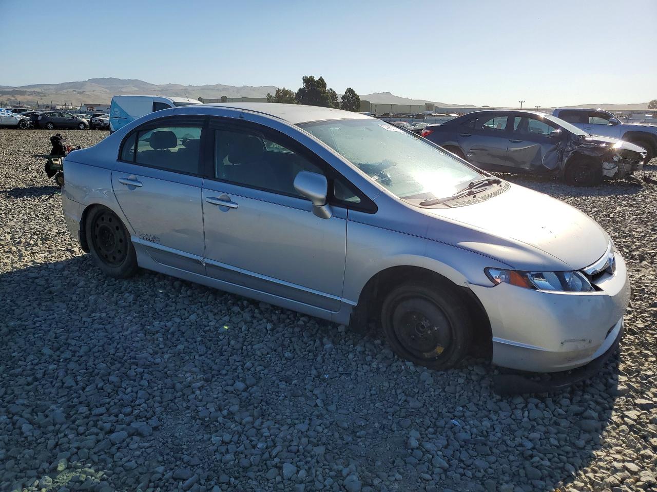 2008 Honda Civic Lx Silver vin: 1HGFA15538L042613