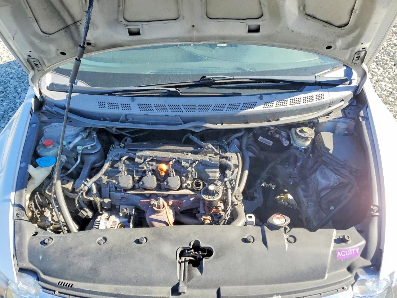 2008 Honda Civic Lx Silver vin: 1HGFA15538L042613