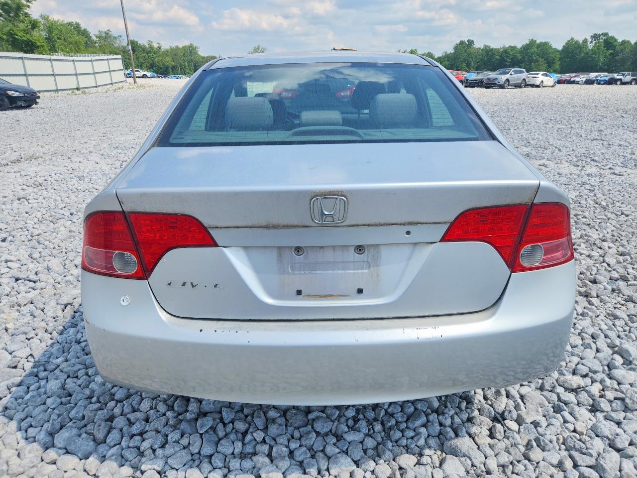 2007 Honda Civic Lx Silver vin: 1HGFA15547L113073