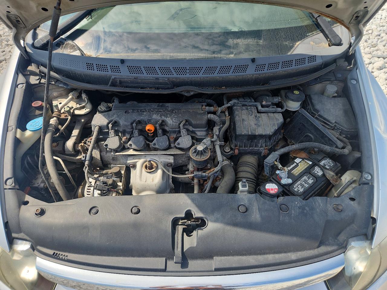 2007 Honda Civic Lx Silver vin: 1HGFA15547L113073