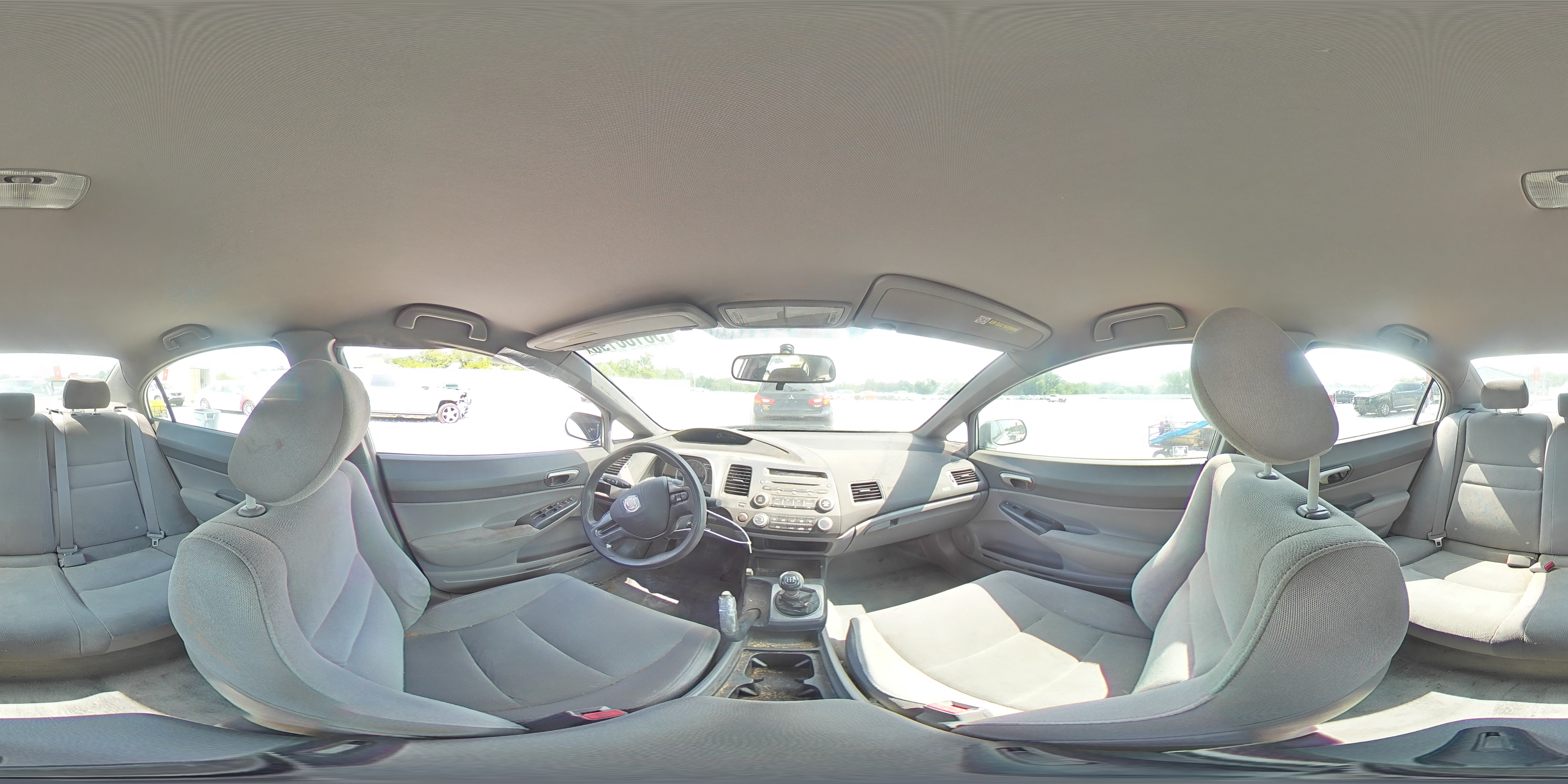 2007 Honda Civic Lx Silver vin: 1HGFA15547L113073