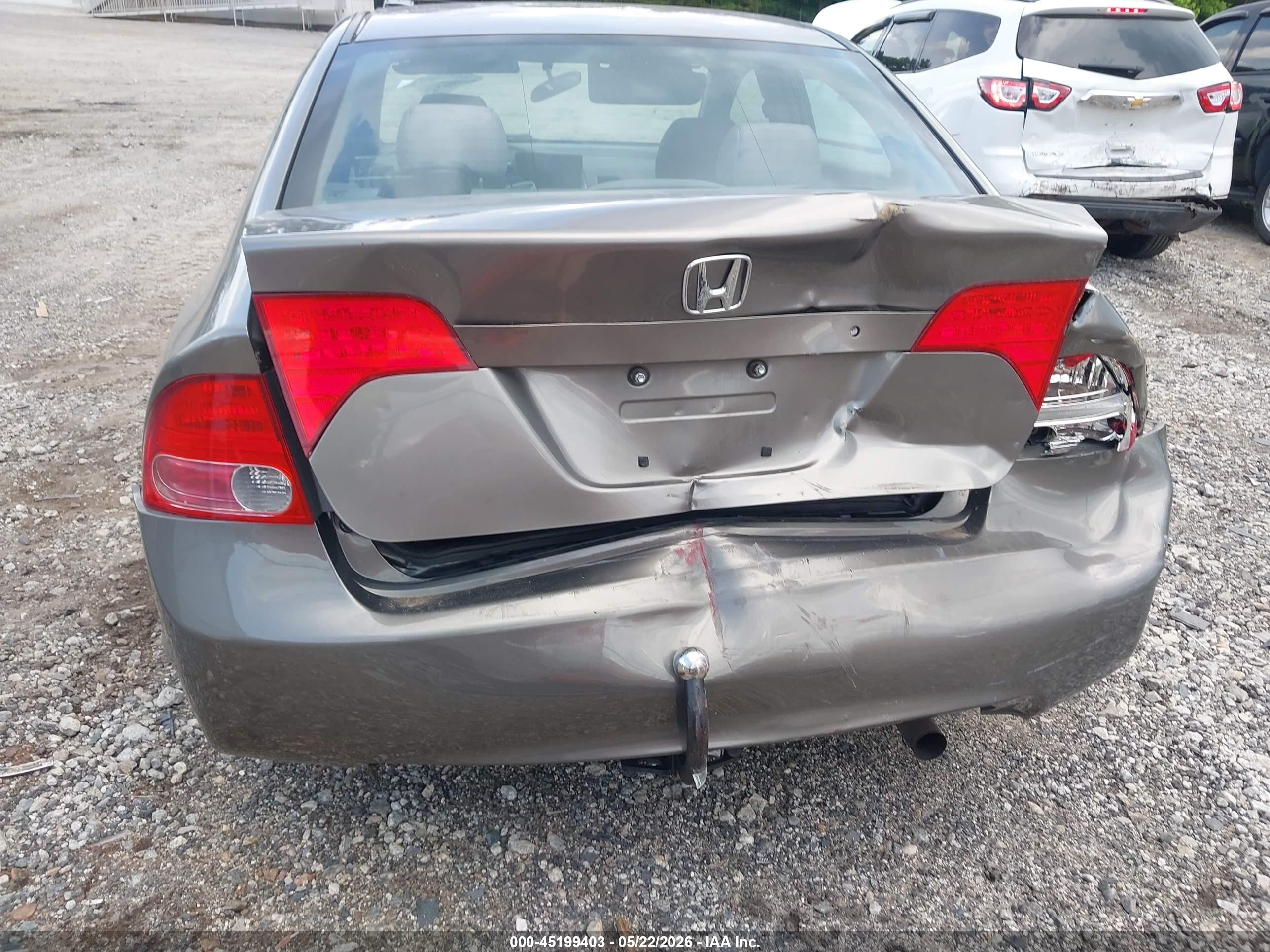 2006 Honda Civic Lx Gray vin: 1HGFA15556L121620