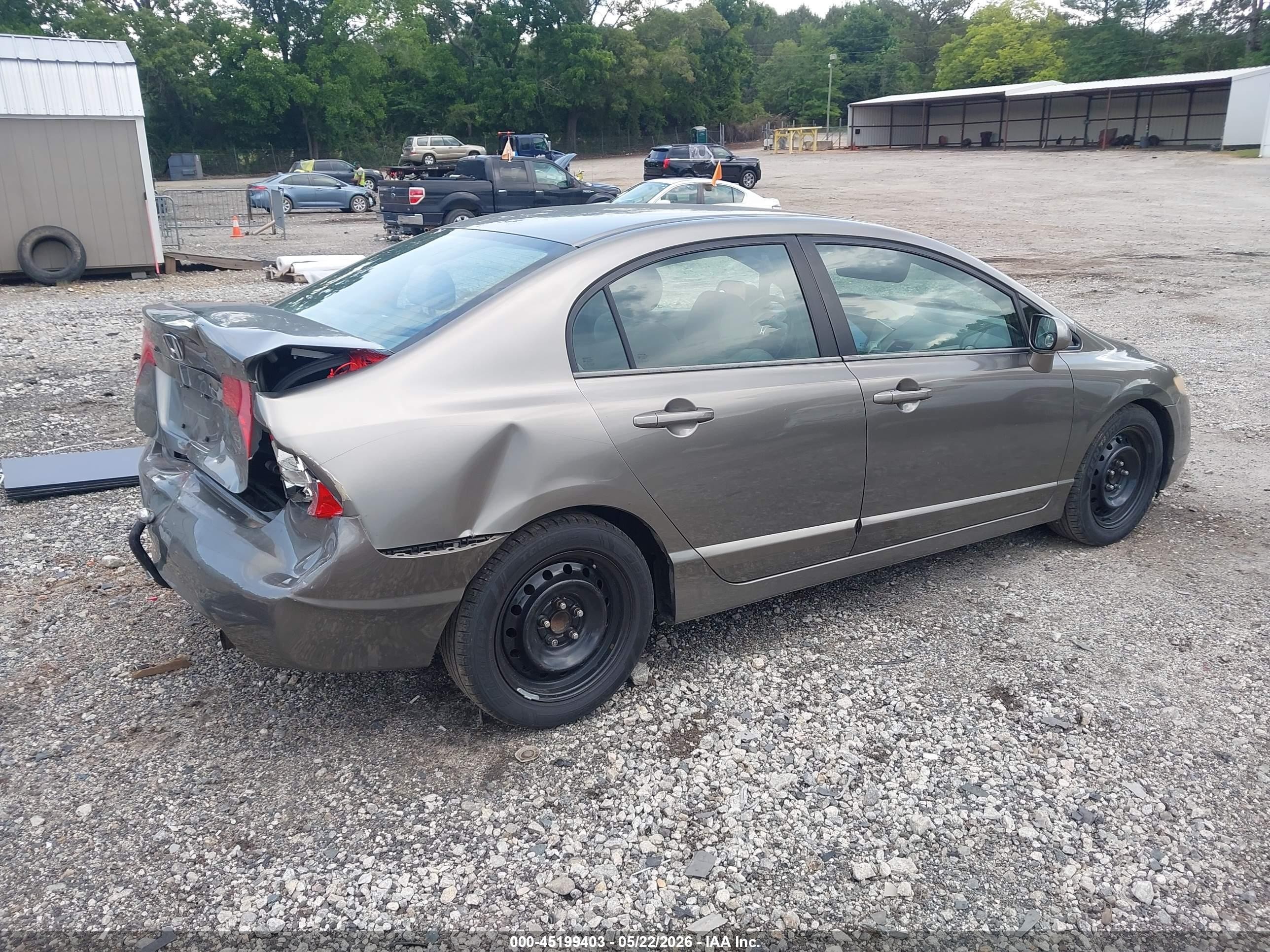 2006 Honda Civic Lx Gray vin: 1HGFA15556L121620