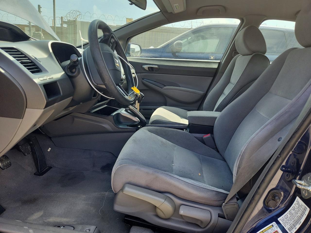 2008 Honda Civic Lx Blue vin: 1HGFA15558L012545