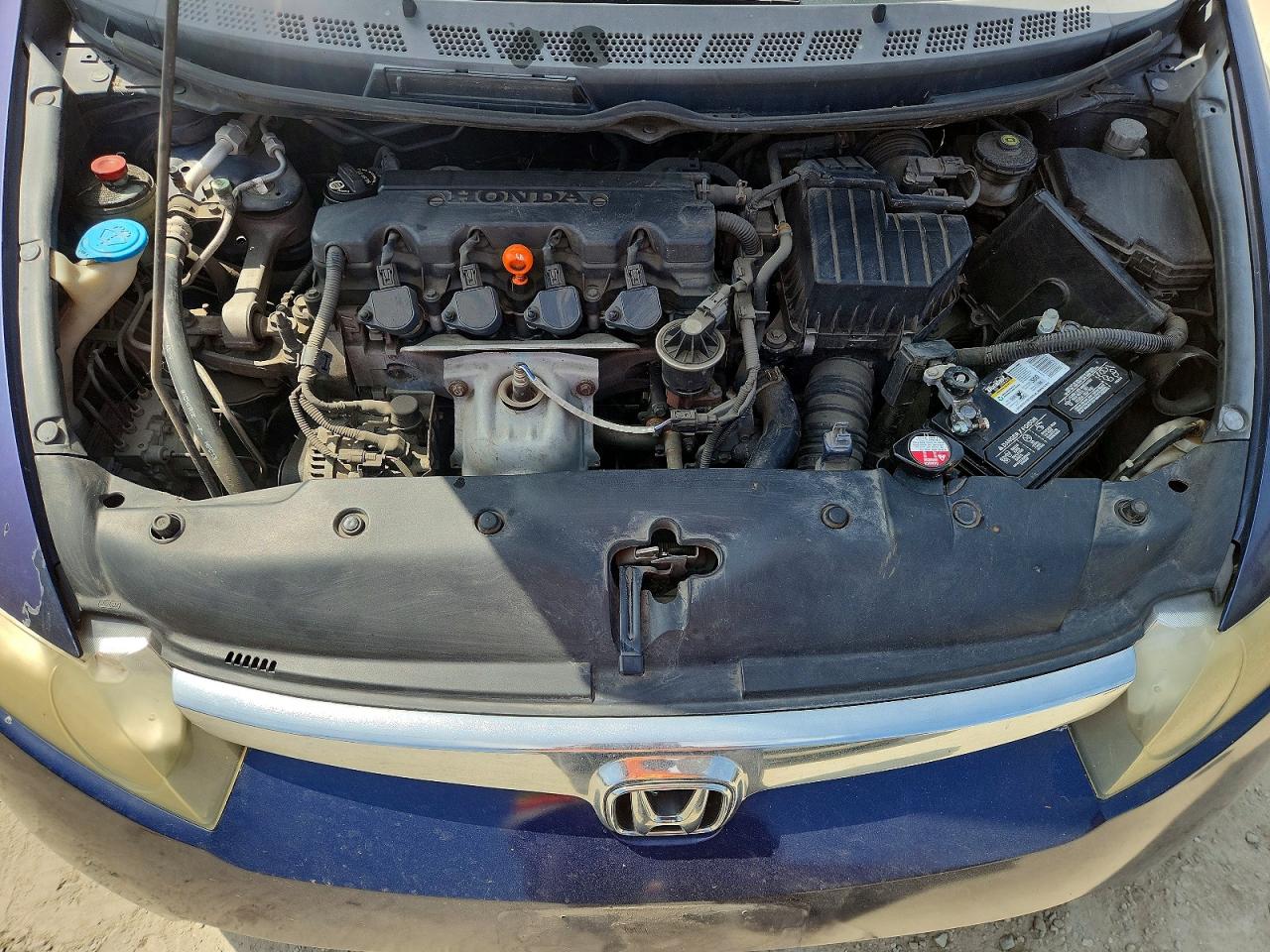 2008 Honda Civic Lx Blue vin: 1HGFA15558L012545