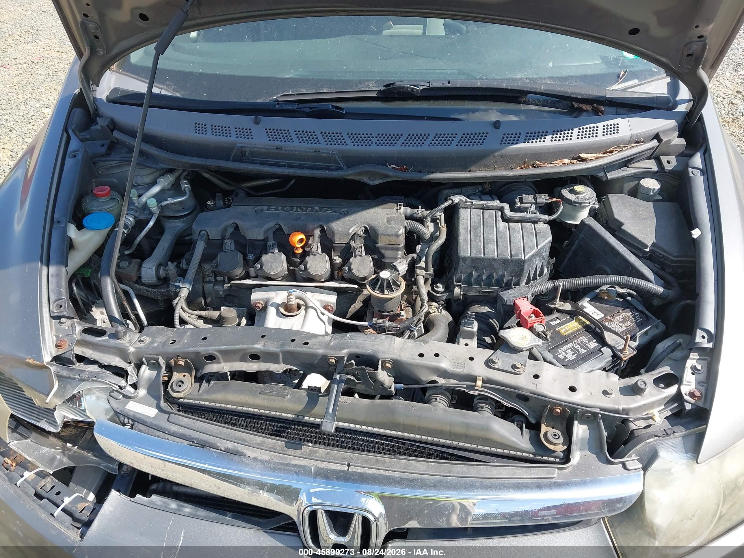 2007 Honda Civic Lx Gray vin: 1HGFA15567L140520