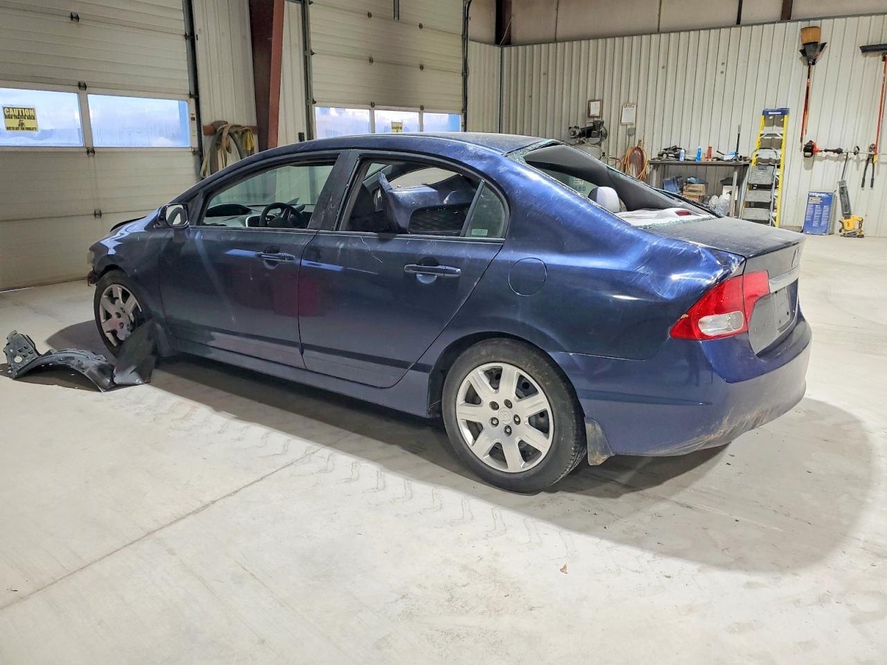 2009 Hond Civic Lx Blue vin: 1HGFA15569L010210