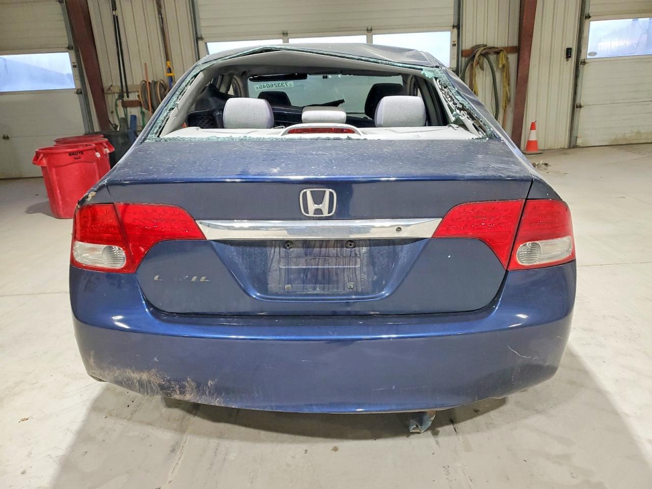 2009 Hond Civic Lx Blue vin: 1HGFA15569L010210