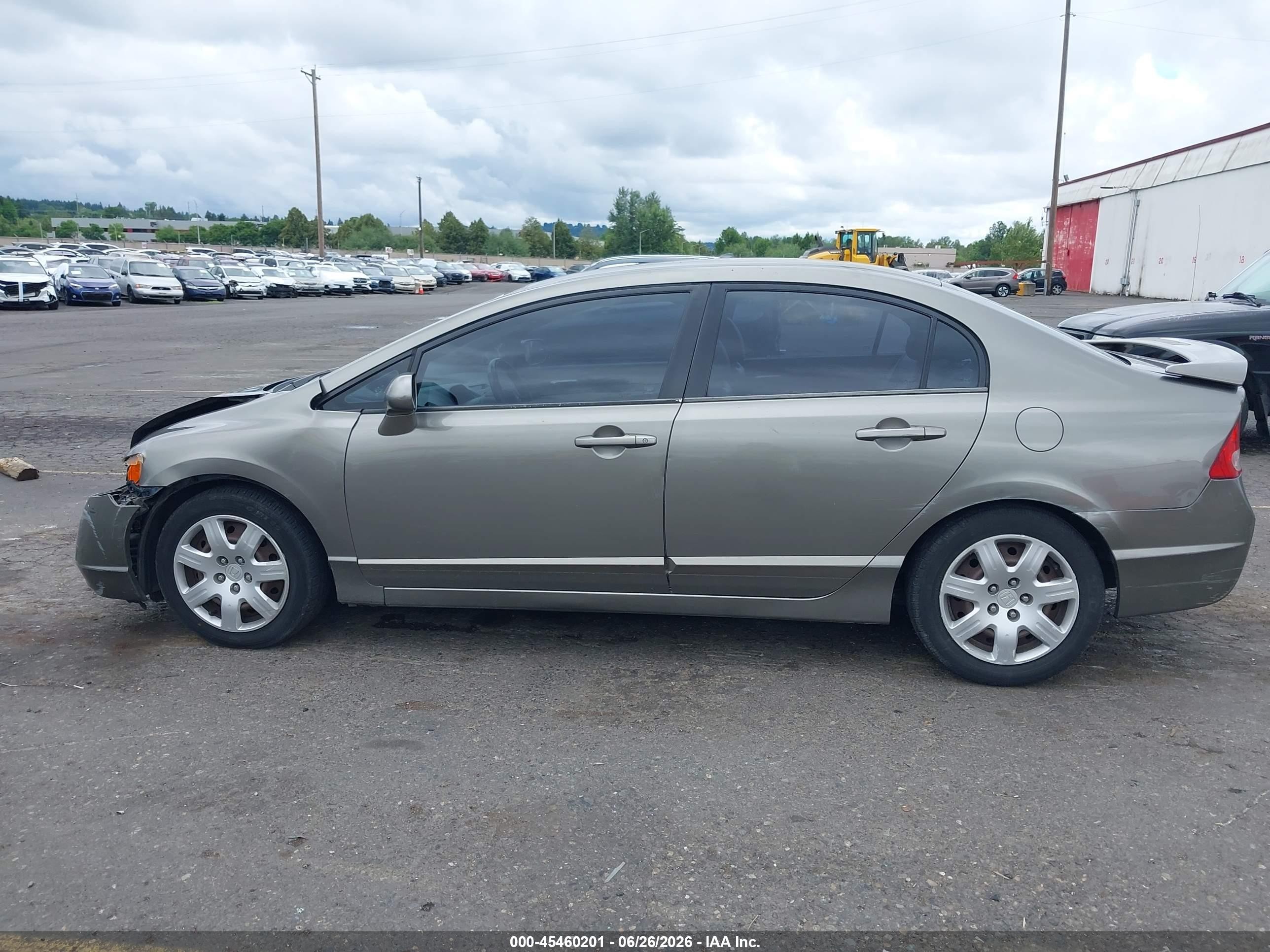 2006 Honda Civic Lx Серый vin: 1HGFA15576L121778