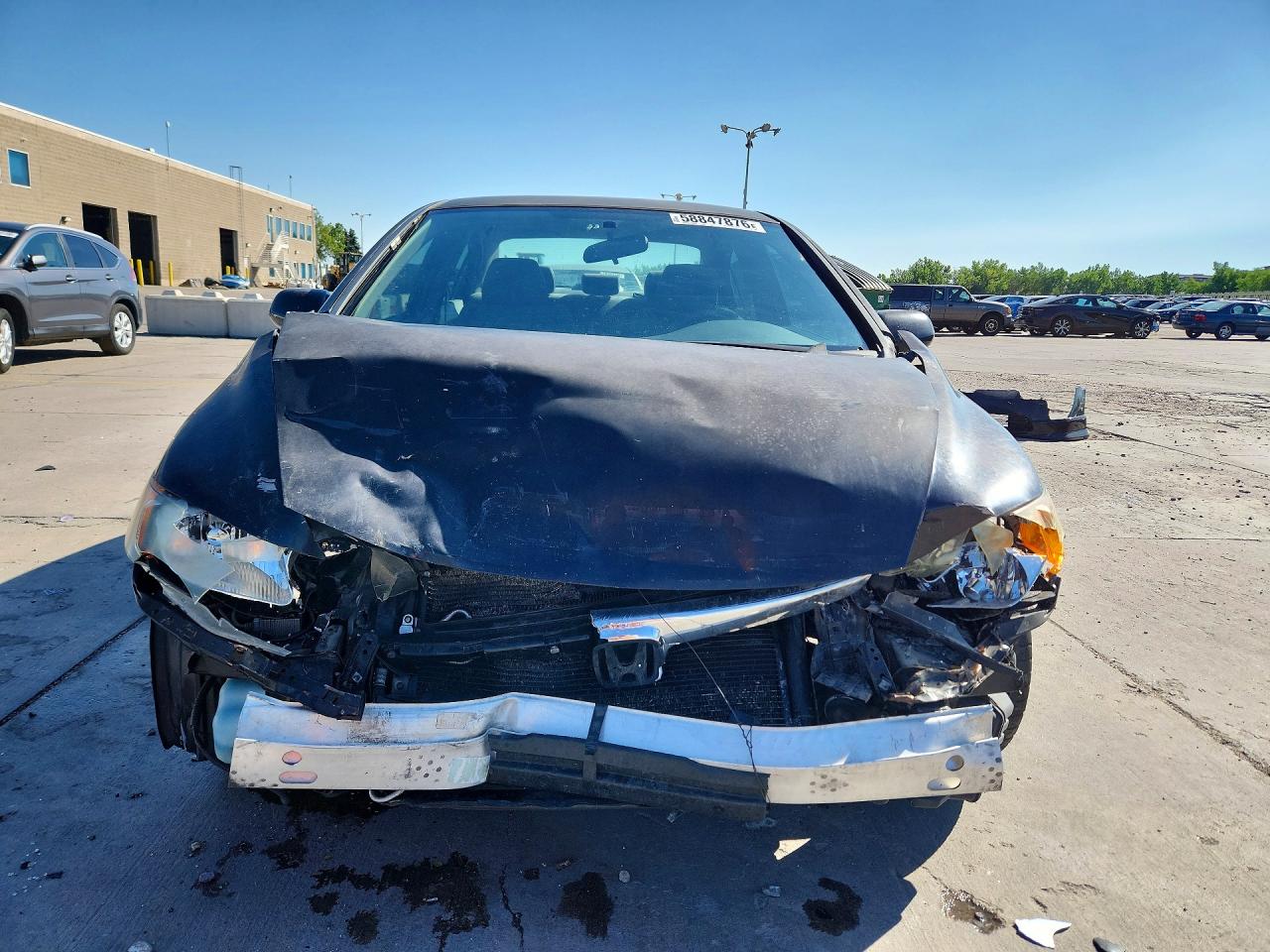 2007 Honda Civic Lx Black vin: 1HGFA15577L143443