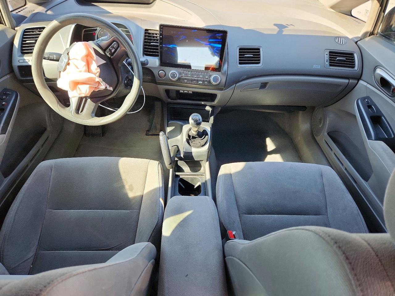 2007 Honda Civic Lx Black vin: 1HGFA15577L143443