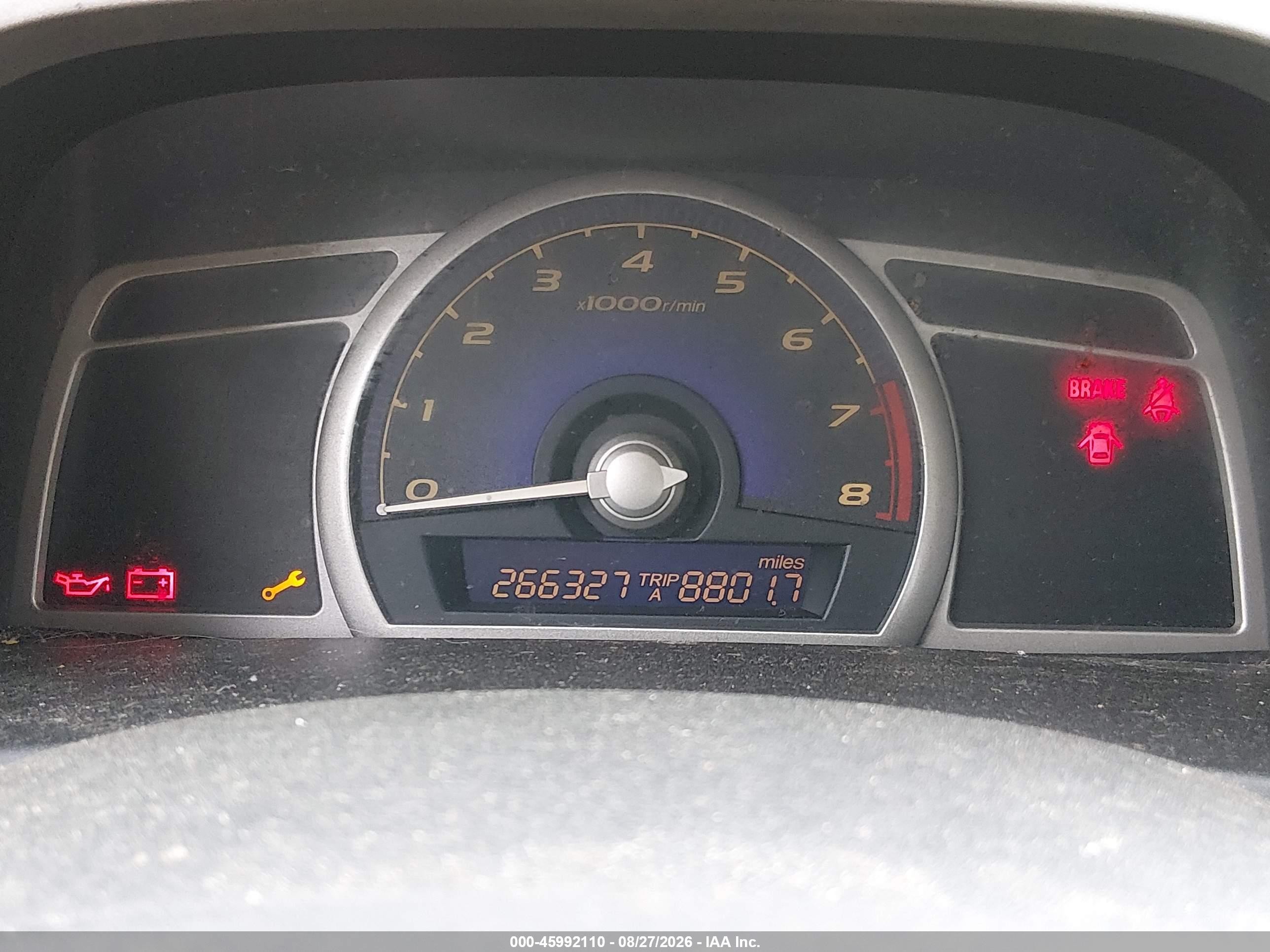2006 Honda Civic Lx Burgundy vin: 1HGFA15586L046573