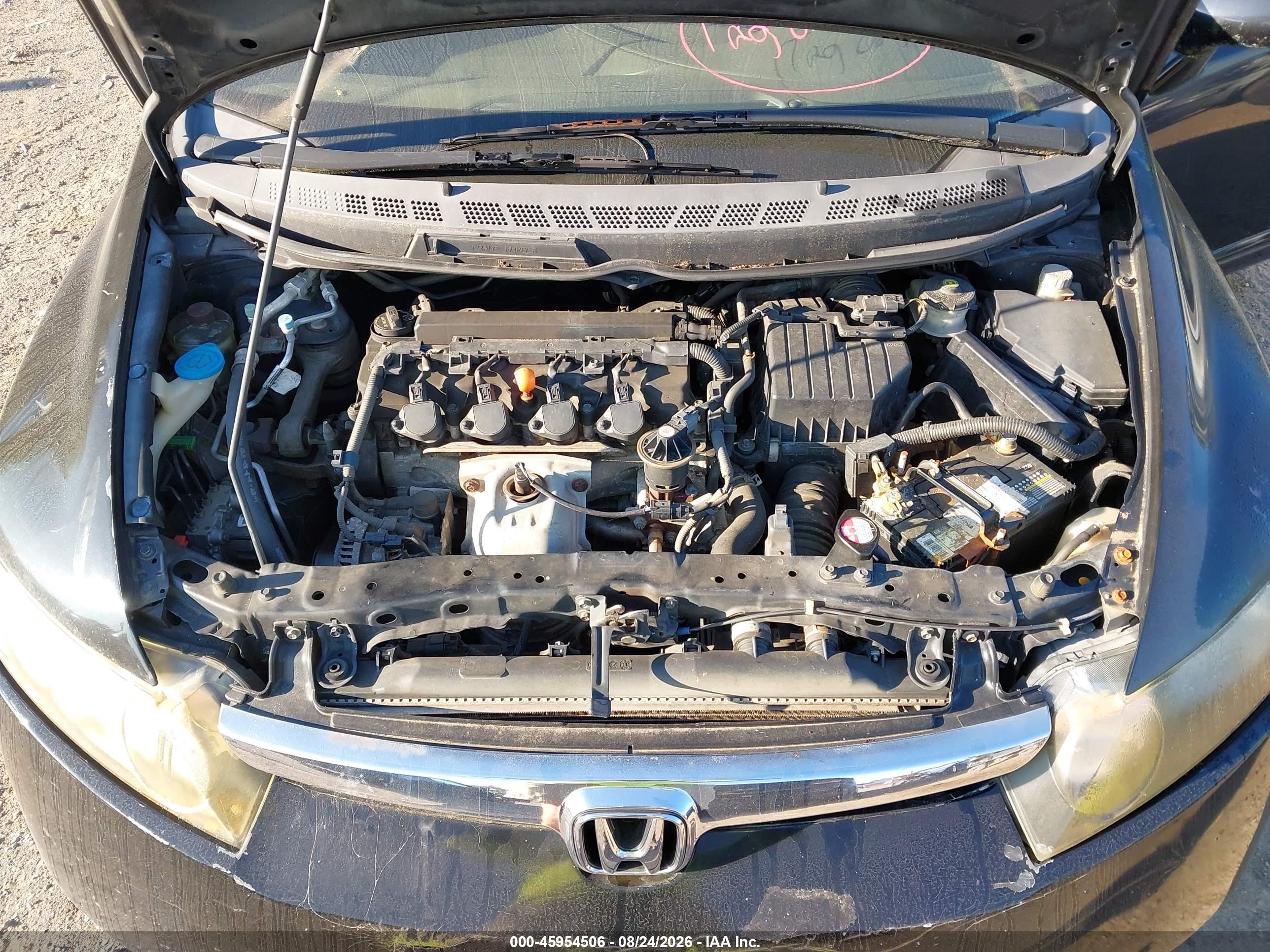 2006 Honda Civic Lx Black vin: 1HGFA15586L118002