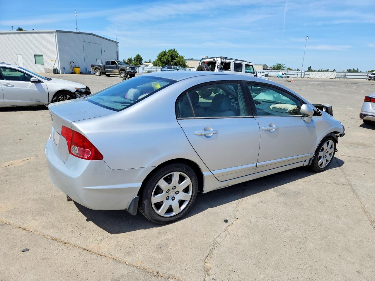 2006 Honda Civic Lx Серебряный vin: 1HGFA15596L116260