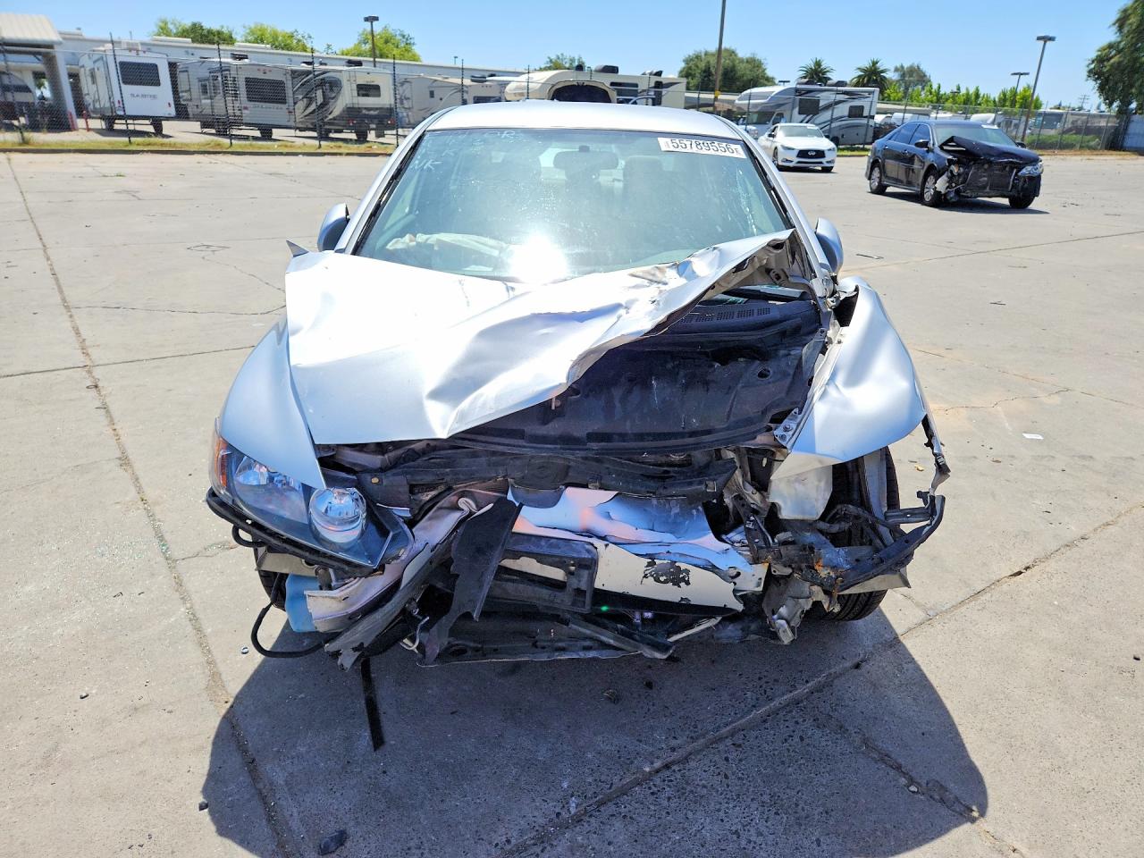2006 Honda Civic Lx Серебряный vin: 1HGFA15596L116260