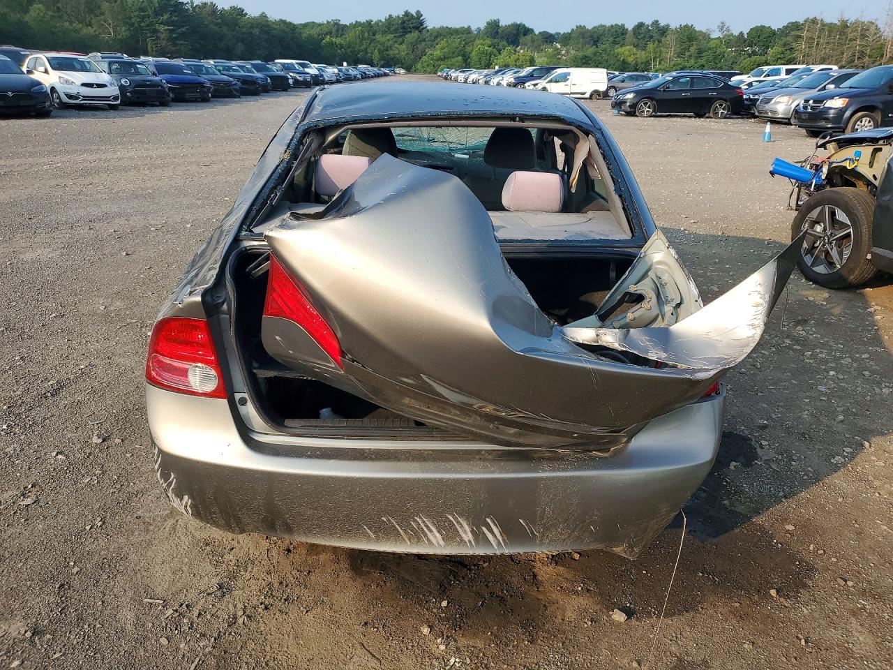 2008 Honda Civic Lx Серый vin: 1HGFA15598L077480