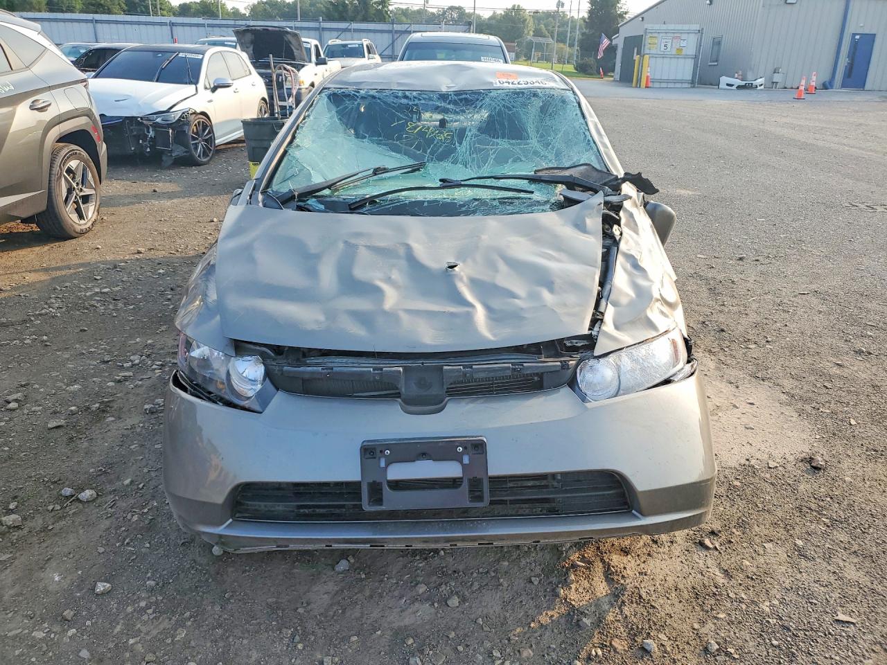 2008 Honda Civic Lx Серый vin: 1HGFA15598L077480